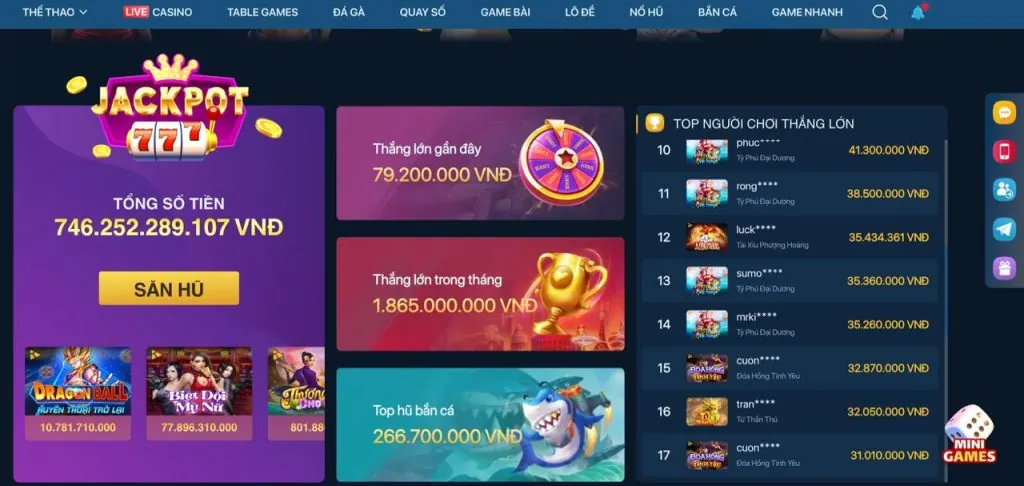 Các tính năng game nổi bật trên ứng dụng 88vv2 nhà cái